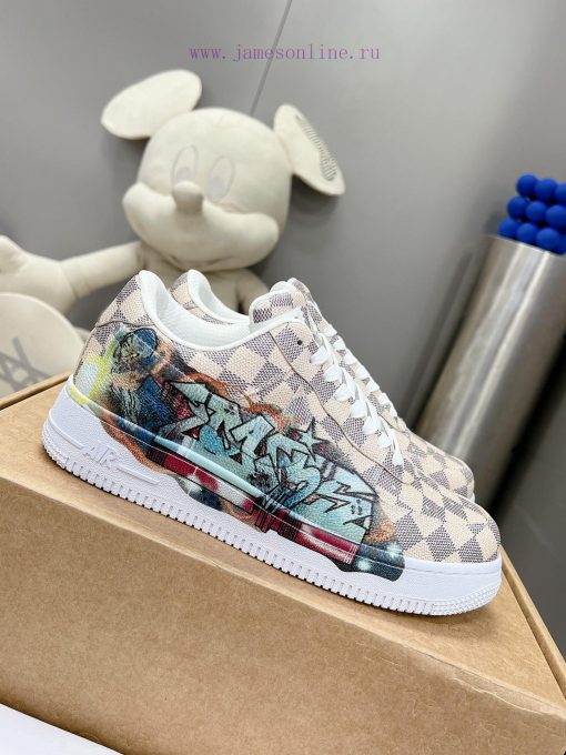 450 Graffiti Couple Lv Co branded Nike Nike Air Jordan 1 Low AJ1 Jordan Generation Low Top C7koe23ps - Image 3