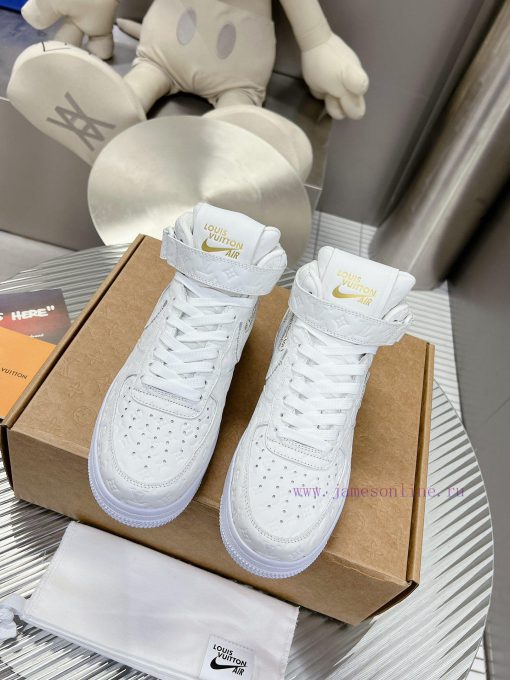 High top couple Lv co branded Nike Nike Air Jordan1 Low AJ1 Jordan generation low top classiecvhrbln - Image 2