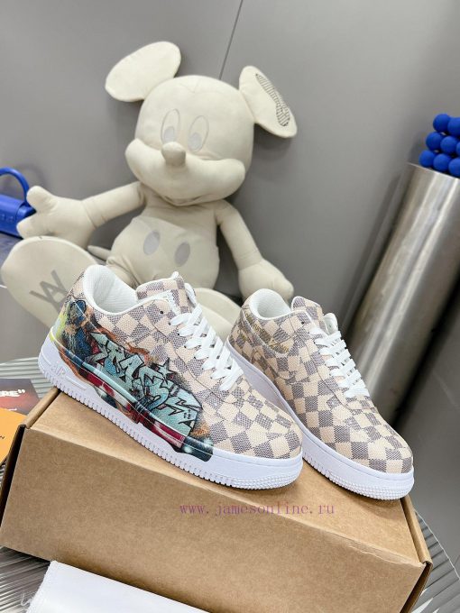 450 Graffiti Couple Lv Co branded Nike Nike Air Jordan 1 Low AJ1 Jordan Generation Low Top C7koe23ps - Image 6
