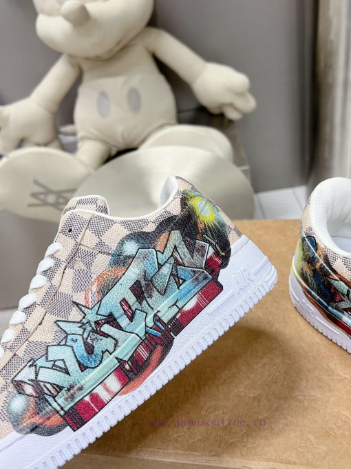 450 Graffiti Couple Lv Co branded Nike Nike Air Jordan 1 Low AJ1 Jordan Generation Low Top C7koe23ps - Image 9