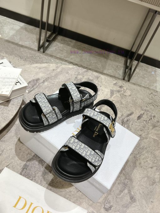 Classic upgrade with 2024 new color scheme Dior classic Velcro sandals and slippers series orln67up5 - Image 6