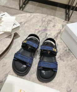 Classic upgrade with 2024 new color scheme Dior classic Velcro sandals and slippers series oq1w0hf1j