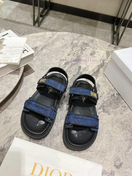 Classic upgrade with 2024 new color scheme Dior classic Velcro sandals and slippers series oq1w0hf1j