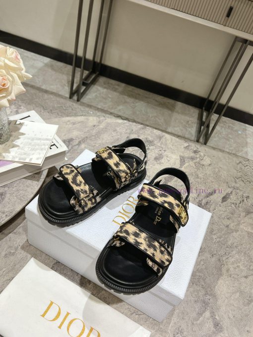 Classic upgrade with 2024 new color scheme Dior classic Velcro sandals and slippers series ozl3w8qxv - Image 6