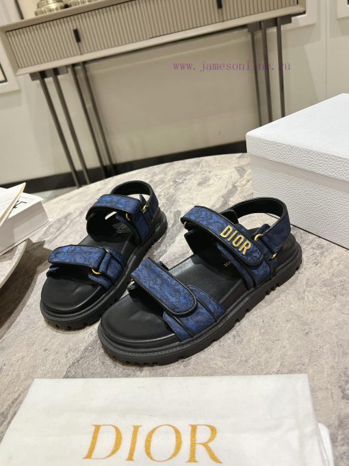 Classic upgrade with 2024 new color scheme Dior classic Velcro sandals and slippers series oq1w0hf1j - Image 7