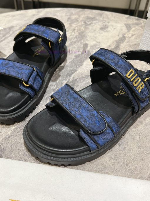 Classic upgrade with 2024 new color scheme Dior classic Velcro sandals and slippers series oq1w0hf1j - Image 9