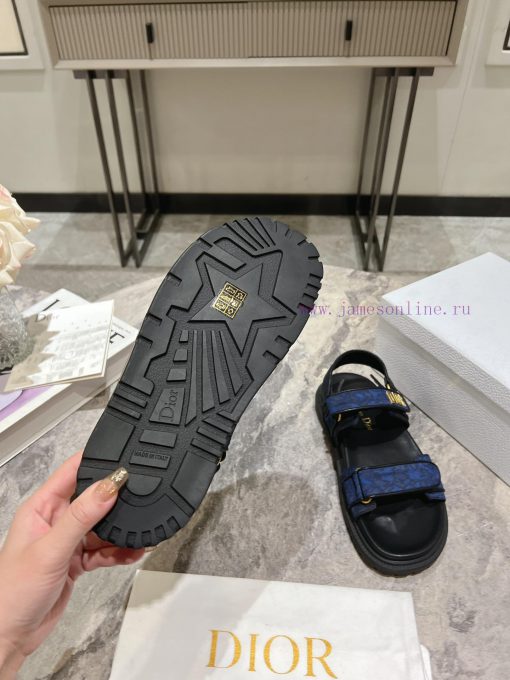 Classic upgrade with 2024 new color scheme Dior classic Velcro sandals and slippers series oq1w0hf1j - Image 10