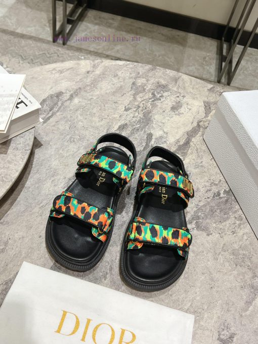 Classic upgrade with 2024 new color scheme Dior classic Velcro sandals and slippers series ooh25y12b