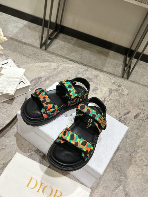 Classic upgrade with 2024 new color scheme Dior classic Velcro sandals and slippers series ooh25y12b - Image 6