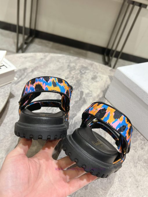 Classic upgrade with 2024 new color scheme Dior classic Velcro sandals and slippers series o5vbs6el6 - Image 9