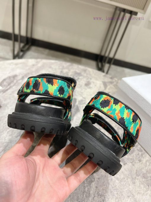 Classic upgrade with 2024 new color scheme Dior classic Velcro sandals and slippers series ooh25y12b - Image 10