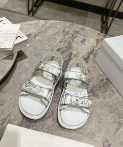Classic upgrade with 2024 new color scheme Dior classic Velcro sandals and slippers series o0wndqw5g