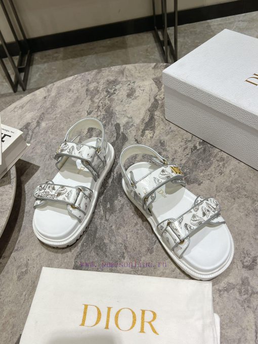 Classic upgrade with 2024 new color scheme Dior classic Velcro sandals and slippers series o0wndqw5g - Image 3