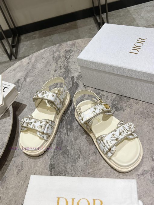 Classic upgrade with 2024 new color scheme Dior classic Velcro sandals and slippers series otckgrs6k - Image 3
