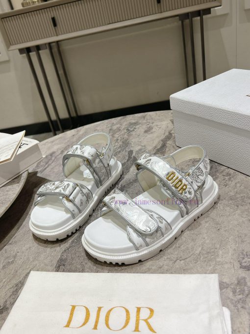 Classic upgrade with 2024 new color scheme Dior classic Velcro sandals and slippers series o0wndqw5g - Image 4