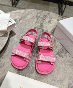 Classic upgrade with 2024 new color scheme Dior classic Velcro sandals and slippers series okt32k32z