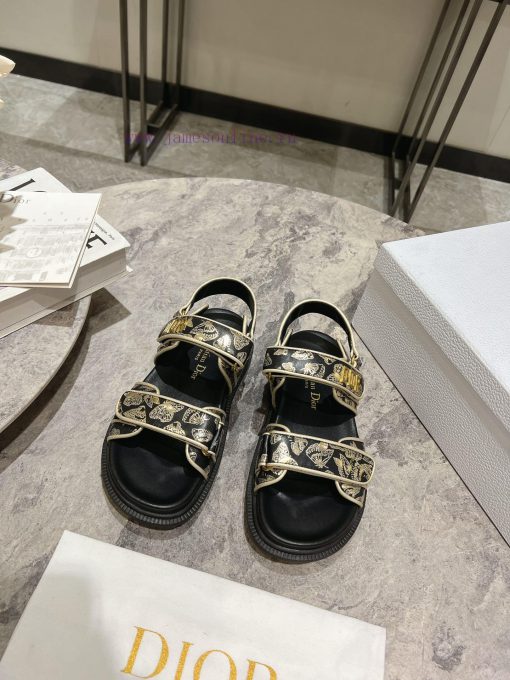 Classic upgrade with 2024 new color scheme Dior classic Velcro sandals and slippers series o7ohlpg1w - Image 2