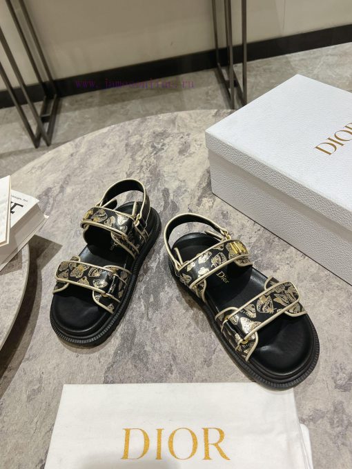 Classic upgrade with 2024 new color scheme Dior classic Velcro sandals and slippers series o7ohlpg1w - Image 3