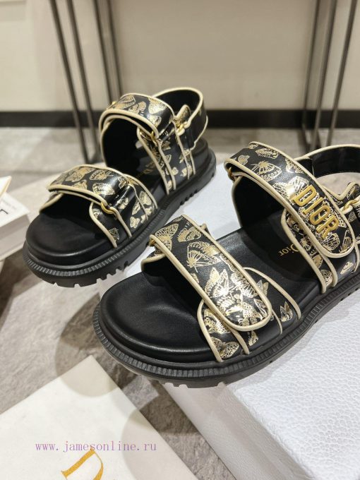 Classic upgrade with 2024 new color scheme Dior classic Velcro sandals and slippers series o7ohlpg1w - Image 10
