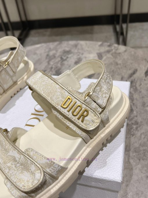 Classic upgrade with 2024 new color scheme Dior classic Velcro sandals and slippers series oji36zjum - Image 10