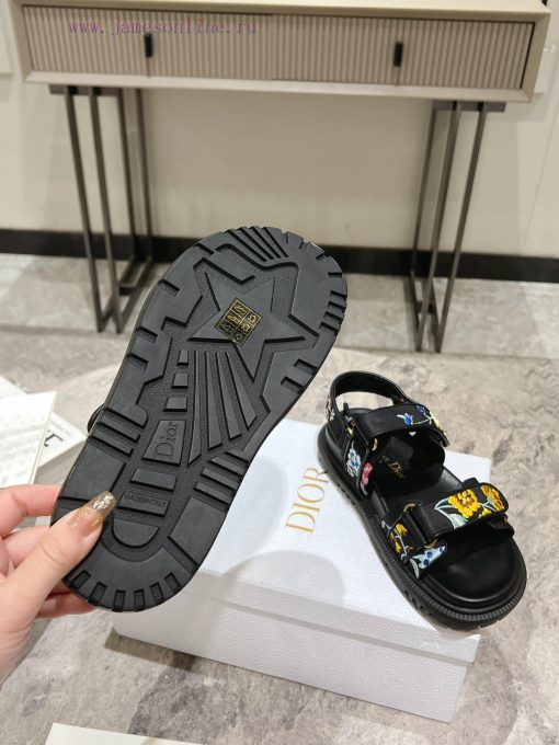 Classic upgrade with 2024 new color scheme Dior classic Velcro sandals and slippers series ot44apor5 - Image 10