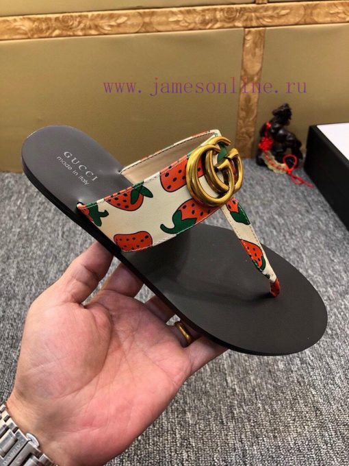 Couple styleGucci flip flops men's and women's slippers, GUCCI classic style, made one-to-onoulgynfw - Image 2