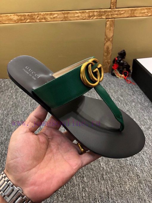 Couple styleGucci flip flops men's and women's slippers, GUCCI classic style, made one-to-onmyib22g4 - Image 2