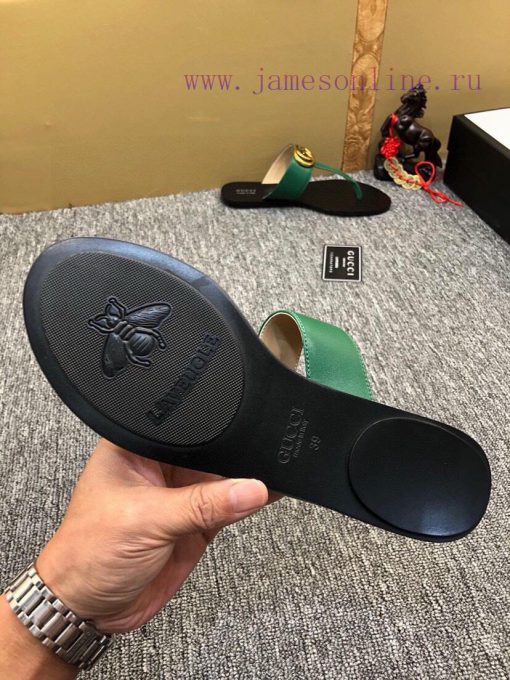 Couple styleGucci flip flops men's and women's slippers, GUCCI classic style, made one-to-onmyib22g4 - Image 10