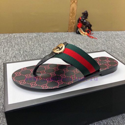 Couple styleGucci flip flops men's and women's slippers, GUCCI classic style, made one-to-on57yjzgho - Image 9