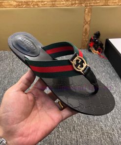 Couple styleGucci flip flops men's and women's slippers, GUCCI classic style, made one-to-onmnngzmvp