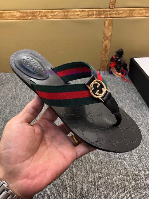 Couple styleGucci flip flops men's and women's slippers, GUCCI classic style, made one-to-onmnngzmvp - Image 2