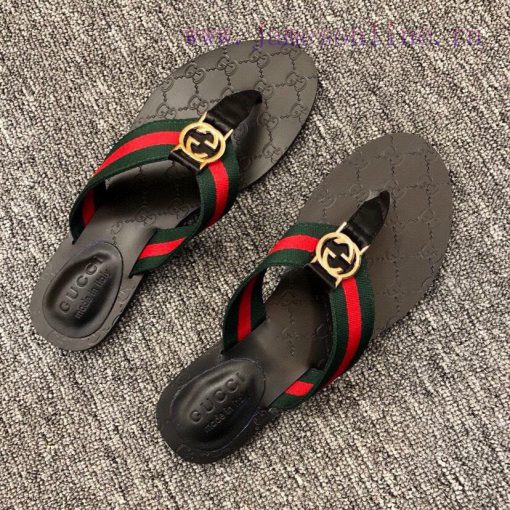 Couple styleGucci flip flops men's and women's slippers, GUCCI classic style, made one-to-onmnngzmvp - Image 8