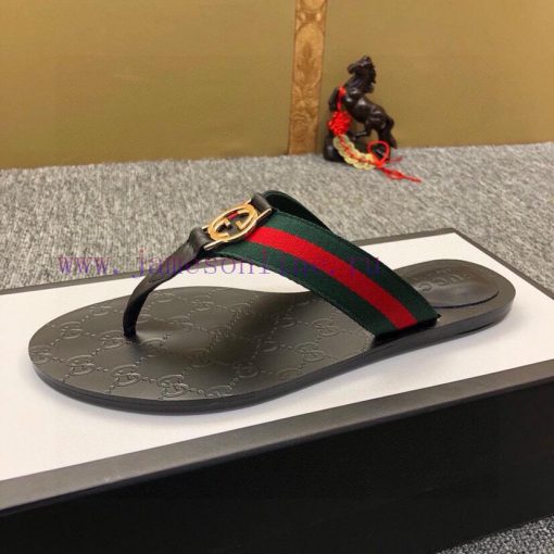 Couple styleGucci flip flops men's and women's slippers, GUCCI classic style, made one-to-onmnngzmvp - Image 9