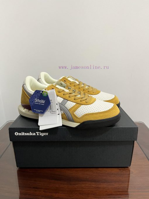 Real shot Onitsuka Tiger UItimate 81 EX low cut yellow and white. Onitsuka Tiger embodies thb7ojrm0a - Image 2