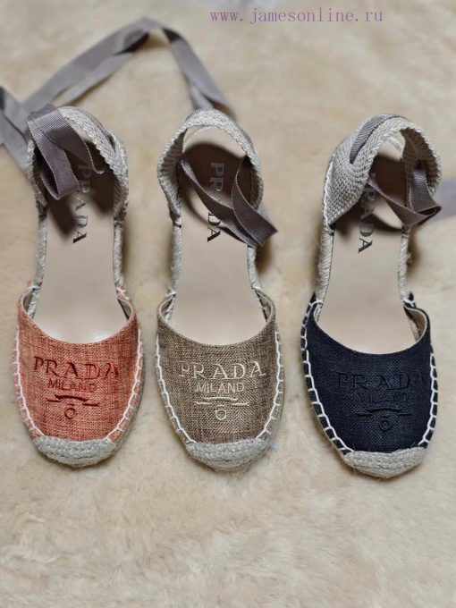 Prada 24 Spring/Summer New Collection, Embroidered Fabric+Hand Woven, Sheepskin Inner, Sizesqwdoc3sw - Image 3