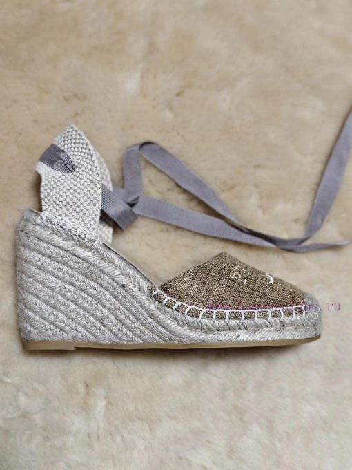 Prada 24 Spring/Summer New Collection, Embroidered Fabric+Hand Woven, Sheepskin Inner, Sizesuqsoeziw - Image 4