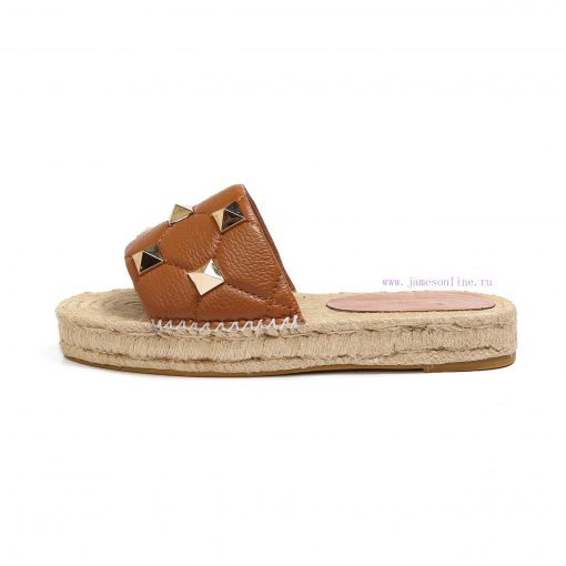 19011-M Valentino new fisherman slippers, available in four colors, sizes 35-43jw68m8l8 - Image 4