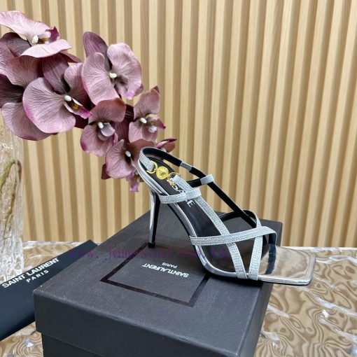 Versace 2024 Spring/Summer New Striped High Heel Sandals, Simultaneous Release————————————Thtodn1ld7 - Image 5