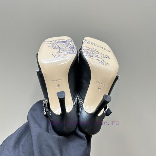 BURBERRY | SS24 Women's New SandalsShoe upper sandals, made of glossy leather fabric and feasenwg7c2 - Image 10