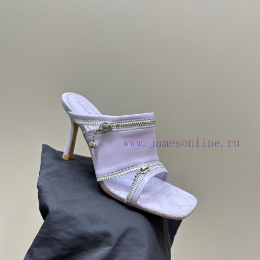 BURBERRY | SS24 Women's New SandalsShoe upper sandals, made of glossy leather fabric and fealt6br55u - Image 8
