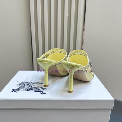 BURBERRY | SS24 Women's New SandalsShoe upper sandals, made of glossy leather fabric and feabc4xfygk - Image 6
