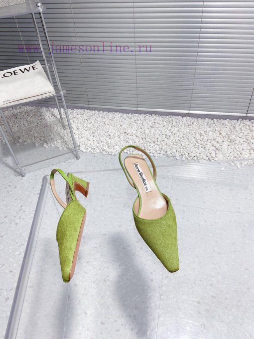 Acne Studios niche fashion brand 24 spring/summer new product, horsehair, toe cap, horseshoe5ktkyvhc - Image 5