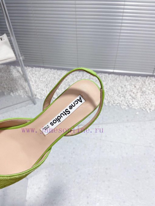 Acne Studios niche fashion brand 24 spring/summer new product, horsehair, toe cap, horseshoe5ktkyvhc - Image 8