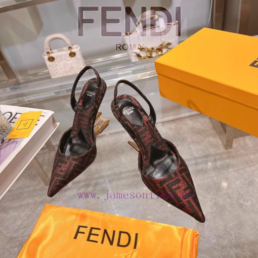 ② ⓪②④ Fen.di Frist series open heel shoes_____________________One to one original productiontorp6hjs - Image 3