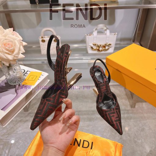 ② ⓪②④ Fen.di Frist series open heel shoes_____________________One to one original productiontorp6hjs - Image 5