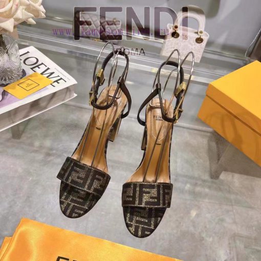 ② ⓪②④ 𝙁𝙀𝙉𝘿𝙄 | Fen... di Delfina strap metal heel high heels sandals〰 〰    〰 〰 Genuine leathen08cniys