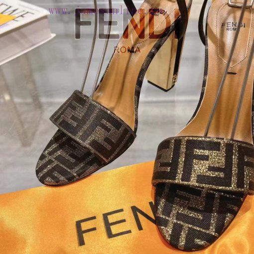 ② ⓪②④ 𝙁𝙀𝙉𝘿𝙄 | Fen... di Delfina strap metal heel high heels sandals〰 〰    〰 〰 Genuine leathen08cniys - Image 8