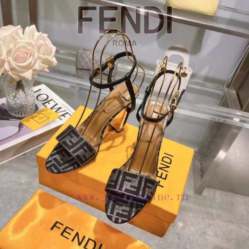 ② ⓪②④ 𝙁𝙀𝙉𝘿𝙄 | Fen... di Delfina strap metal heel high heels sandals〰 〰    〰 〰 Genuine leathedaqn6iji - Image 6