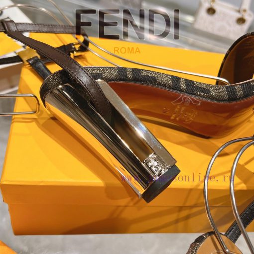 ② ⓪②④ 𝙁𝙀𝙉𝘿𝙄 | Fen... di Delfina strap metal heel high heels sandals〰 〰    〰 〰 Genuine leathen08cniys - Image 10