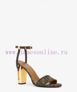 ② ⓪②④ 𝙁𝙀𝙉𝘿𝙄 | Fen... di Delfina strap metal heel high heels sandals〰 〰    〰 〰 Genuine leatheps9x1jxb
